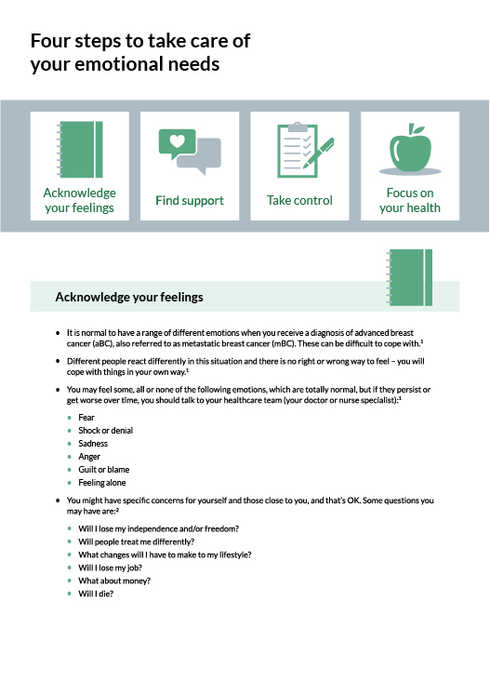 Four steps to take care of your emotional needs link image