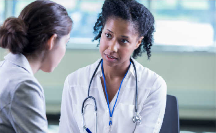 How Piqray works, image of doctor and patient