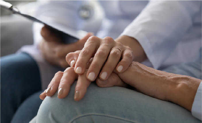 Support, image of hands